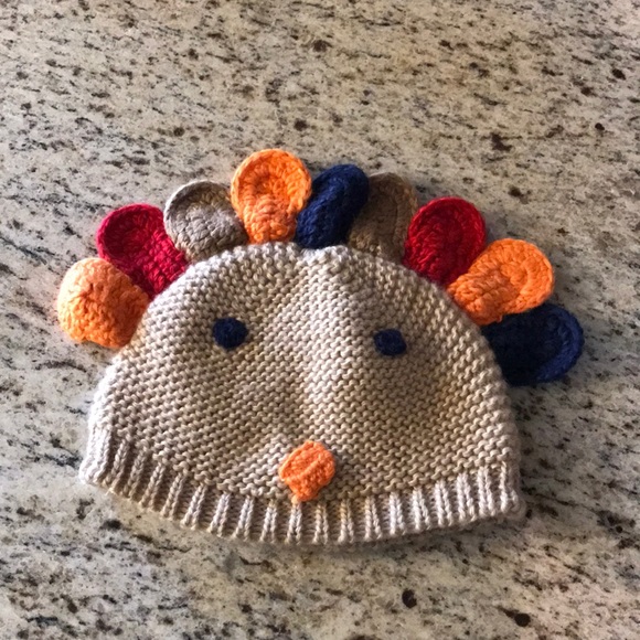 Crocheted Turkey Hat - Picture 1 of 3